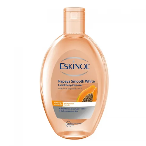 Eskinol Papaya Smooth White Facial Cleanser - 225ml