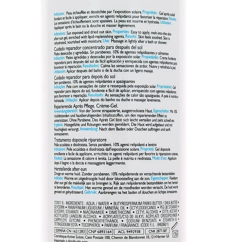 La Roche-Posay Posthelios Gel Hydrating After Sun for Unisex 13.5 oz Gel