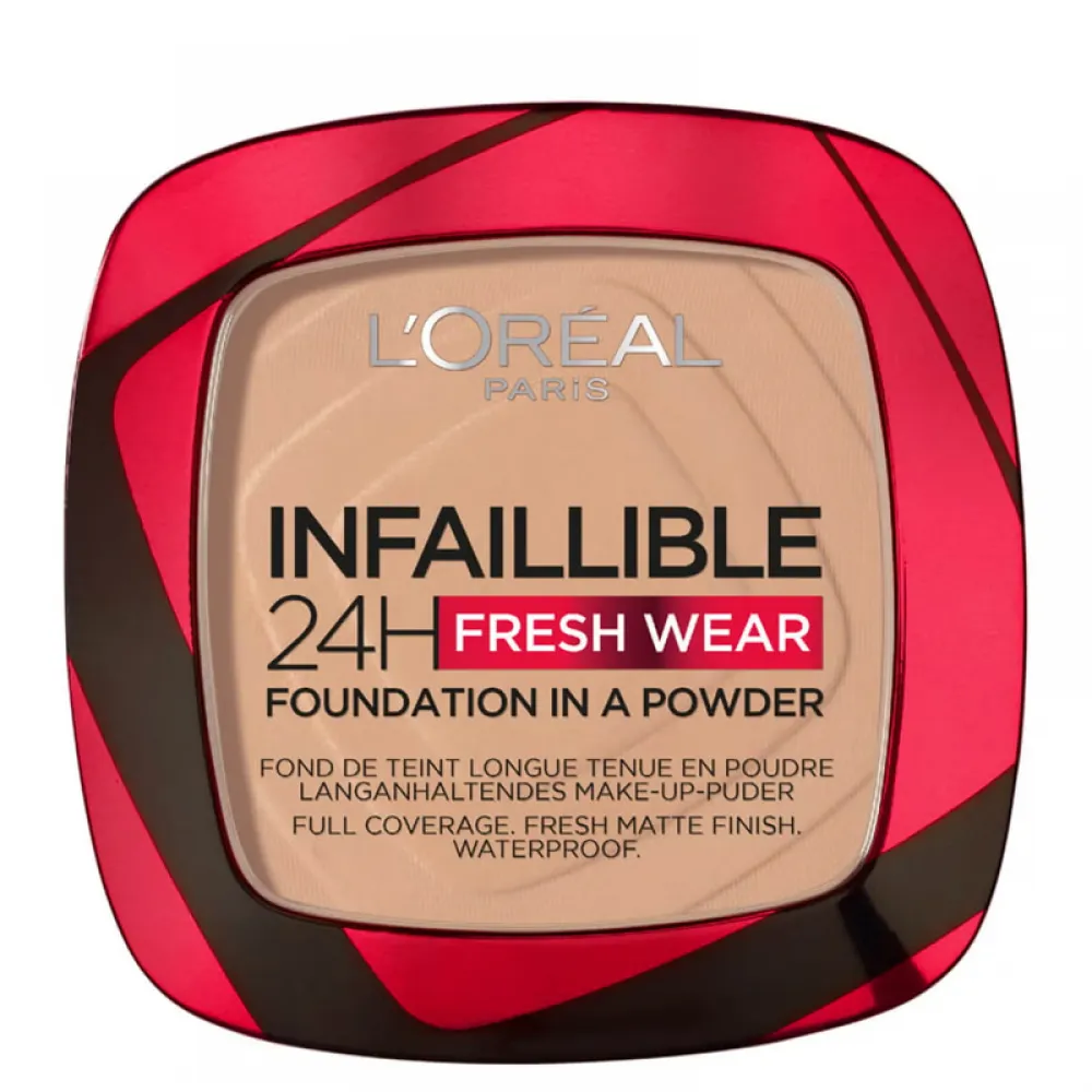 بودرة لوريال باريس كريم أساس انفاليبل 24 ساعة  120 Vanilla