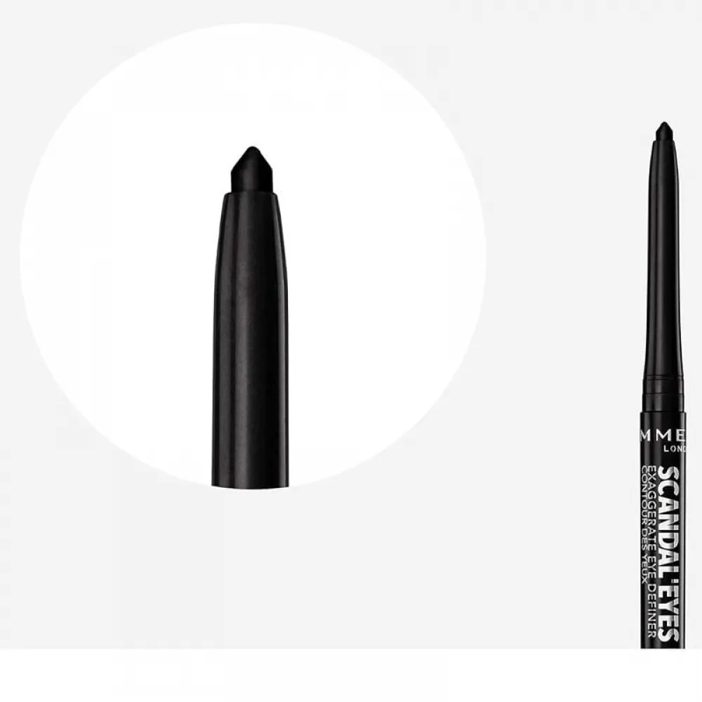 Rimmel - ScandalEyes Eyeliner Pencil, Black