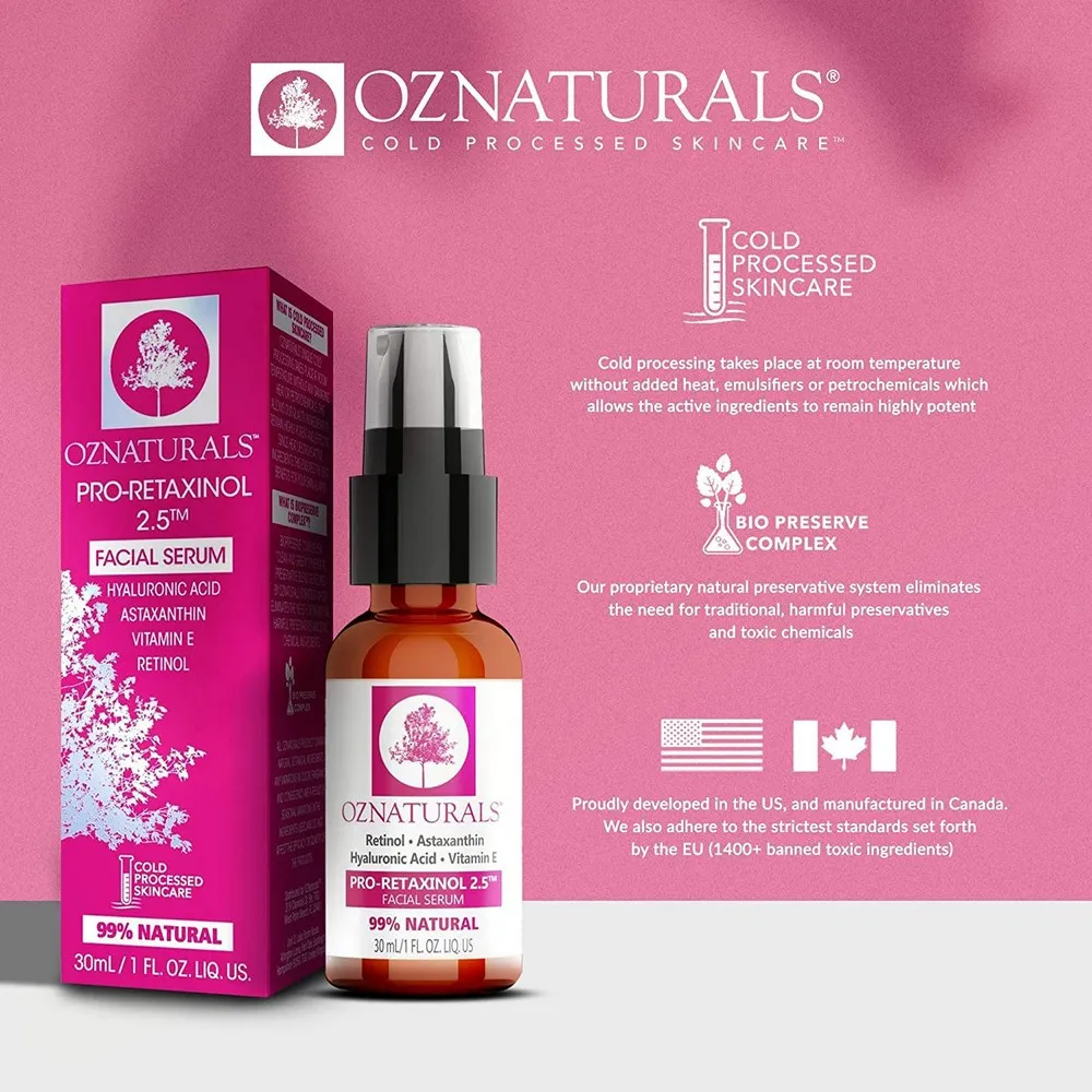 OZNaturals Pro-Retaxinol 2.5 Faisal Serum - 30ml