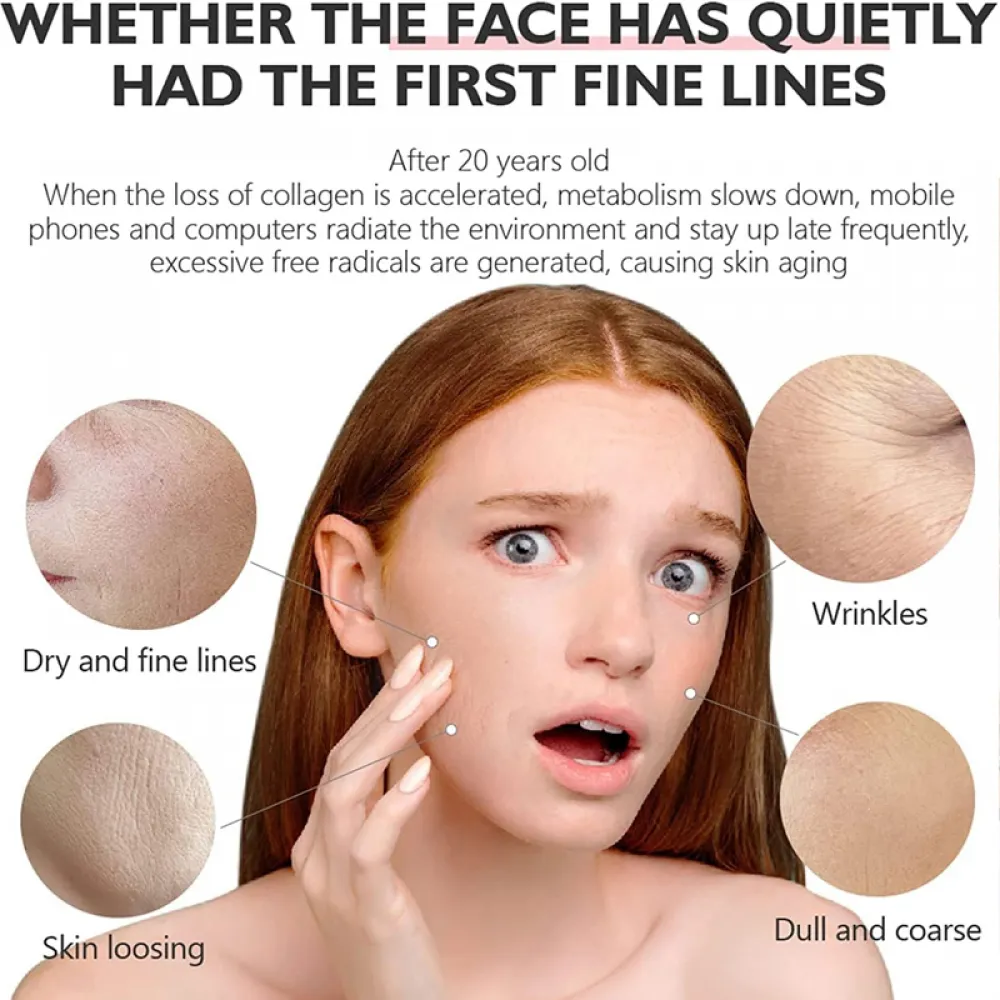 Retinol Face Serum Anti-aging Firming Moisturizing Fade Fine Lines Deep Care Essence 30ml