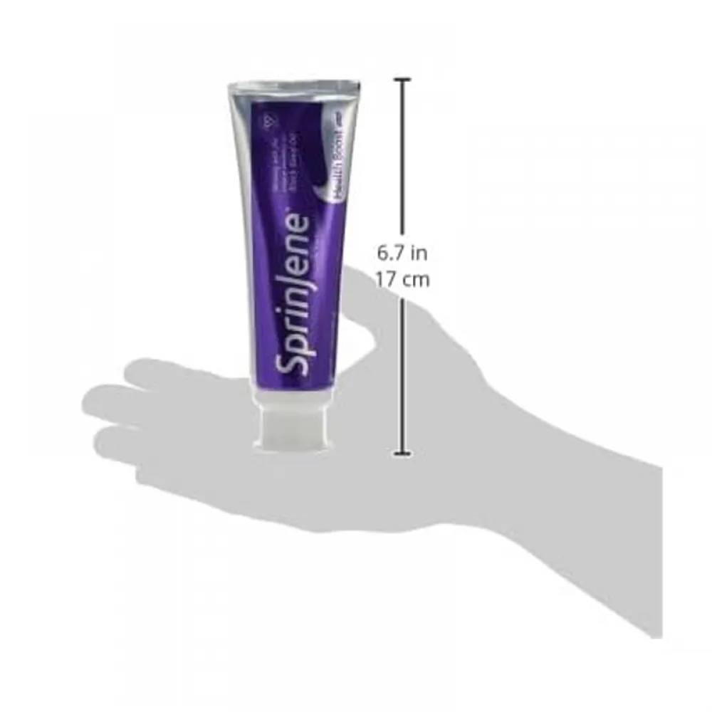 Sprin Jene Natural Tooth Paste Health Boost Black Seed Oil 142 gm