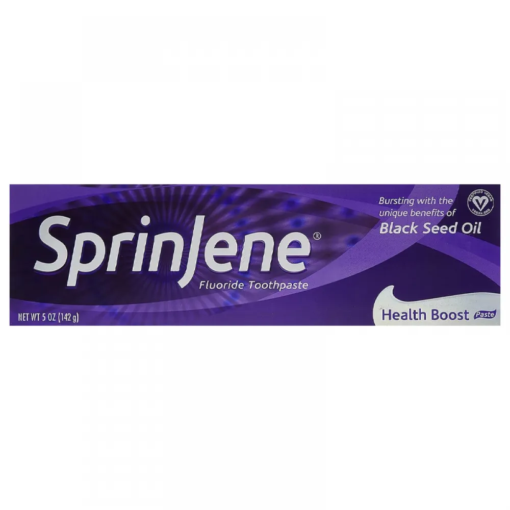 Sprin Jene Natural Tooth Paste Health Boost Black Seed Oil 142 gm