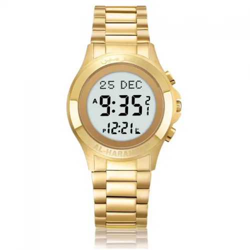 Al-Harameen  Golden Watch Model HA-6372