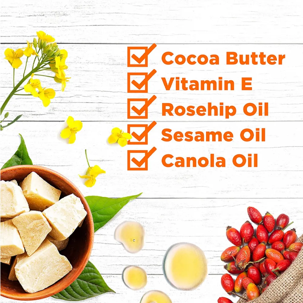 زيت لعلاج البشرة بزبدة الكاكاو وفيتامين إي من بالمرز - 60 مل