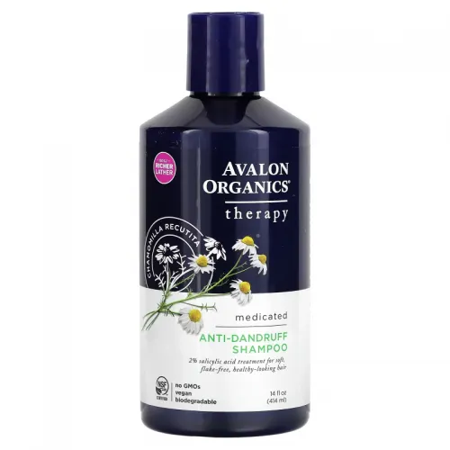 Avalon Organics, Anti-Dandruff Shampoo, Camomelia Recutita, (414 ml)