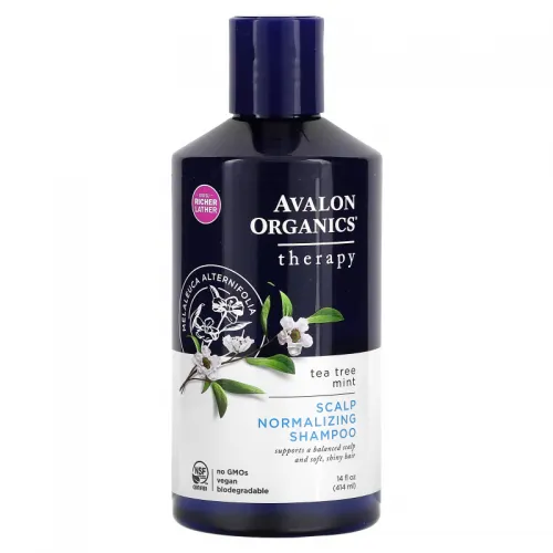 Avalon Organics Therapy Tea Tree Mint Scalp Normalizing Shampoo 414 ml