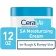 CeraVe Moisturizing Cream with Salicylic Acid | Exfoliating Body Cream with Lactic Acid, Hyaluronic Acid, Niacinamide, and Ceramides | Fragrance Free & Allergy Tested | 12 Ounce