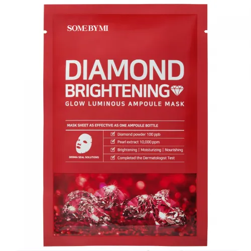 DIAMOND BRIGHTENING CALMING GLOW LUMINOUS AMPOULE MASK
