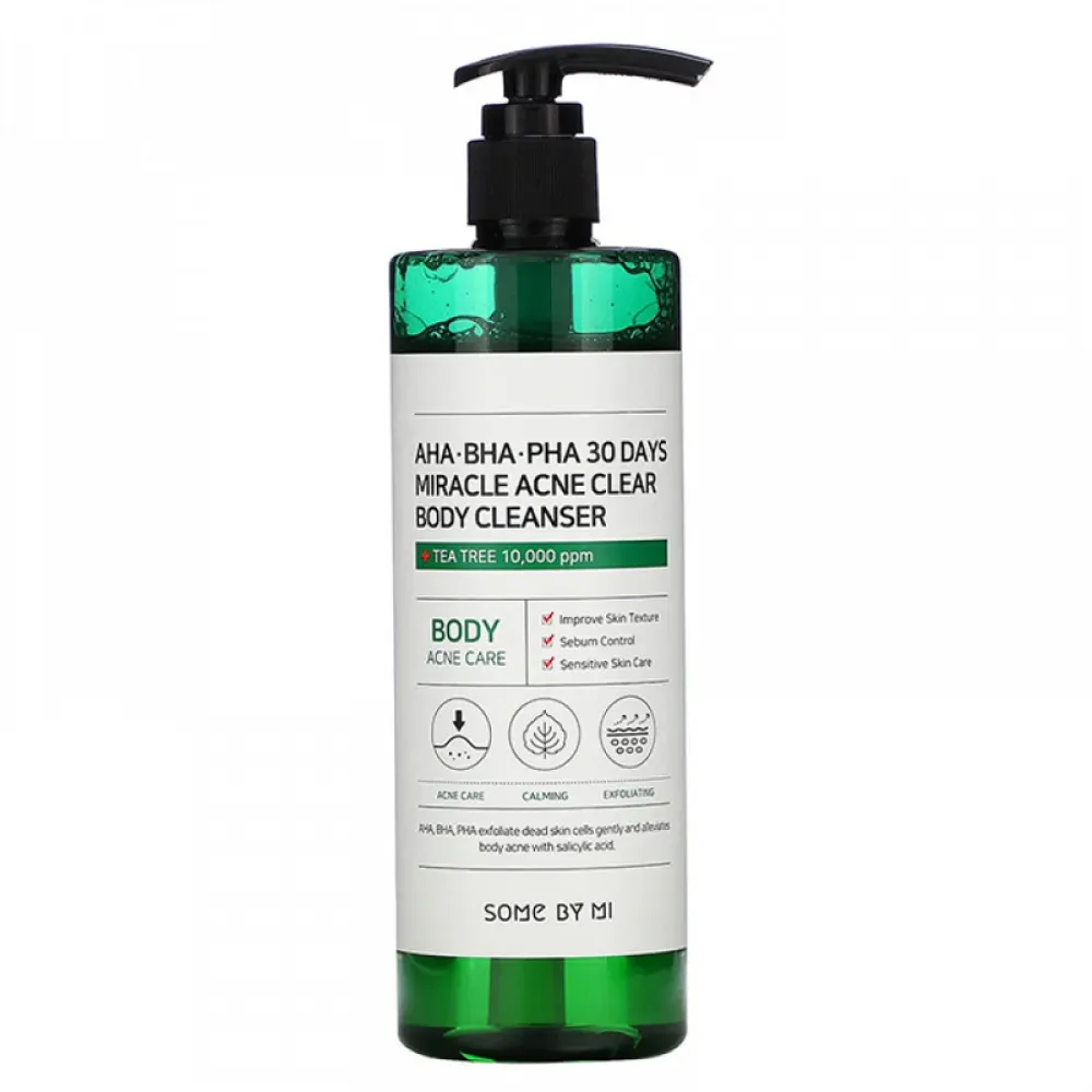 Miracle Exfoliating Acid Body Wash for Acne Treatment