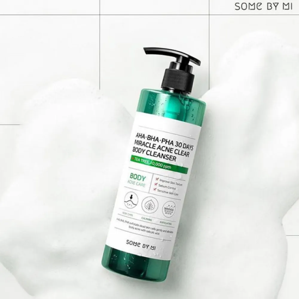 Miracle Exfoliating Acid Body Wash for Acne Treatment