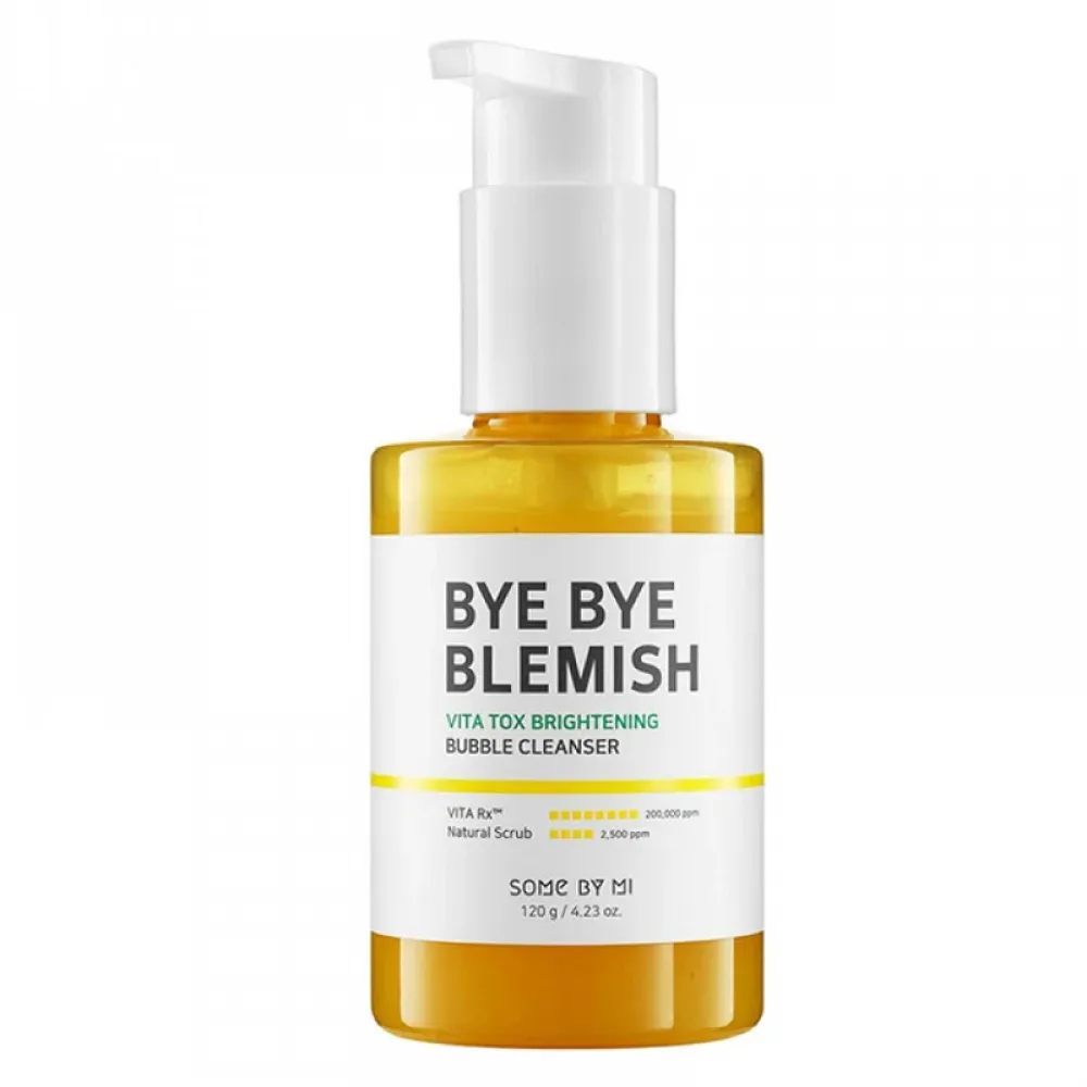 Some By Mi Bye Bye Blemish Vita Tox Brightening Bubble Cleanser -120g
