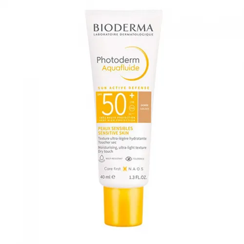 بيوديرما فوتوديرم أكوا فلويد بعامل حماية من الشمس 50+ مع لون-40 مل