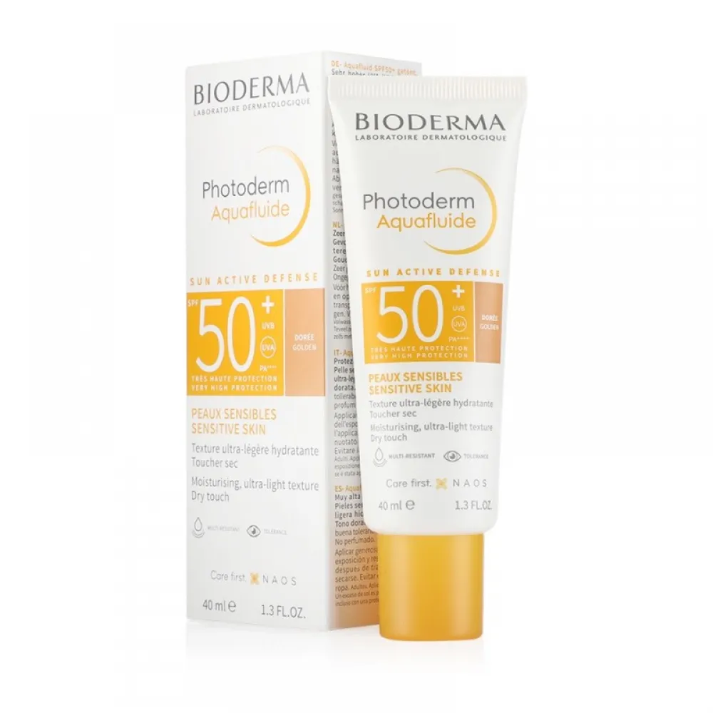 Photoderm Aquafluide Sun Active Defense SPF50+ Golden 40ml