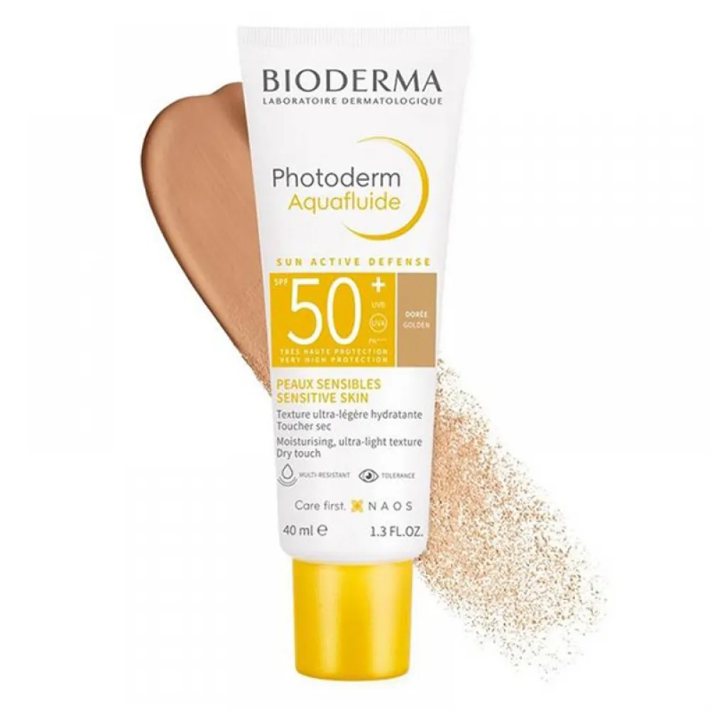 Photoderm Aquafluide Sun Active Defense SPF50+ Golden 40ml
