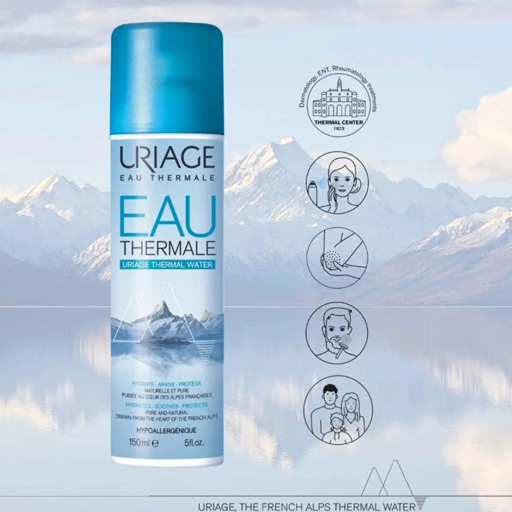 Uriage Thermal Spring Water to Hydrate The Skin -150 ml