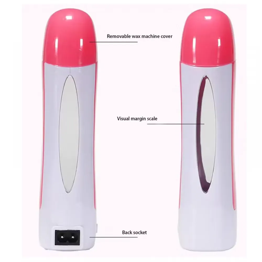 Depilatory Heater For Wax08 +Wax roll+Hair removal strips