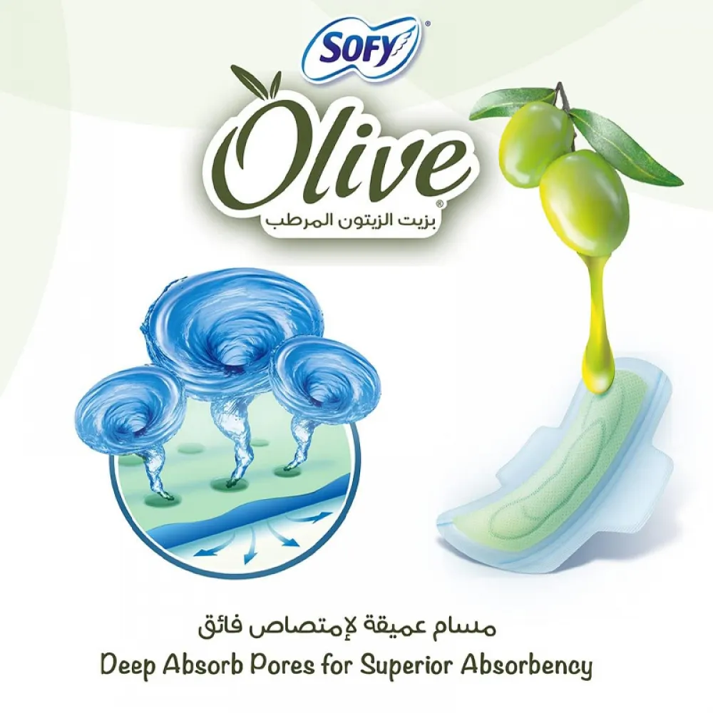 SOFY Olive Daily Panty Liner, Regular, Pack of 80 Panty Liners