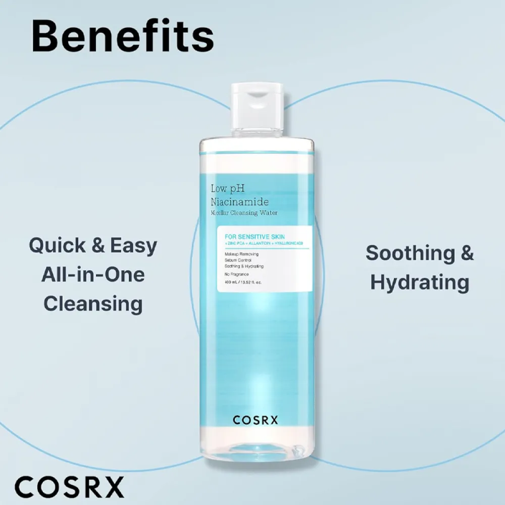 COSRX Low pH Niacinamide Micellar Cleansing Water 400ml