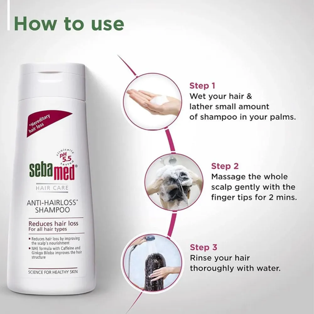 Sebamed Anti-Hair Loss Shampoo for All Hairs - 200 ml