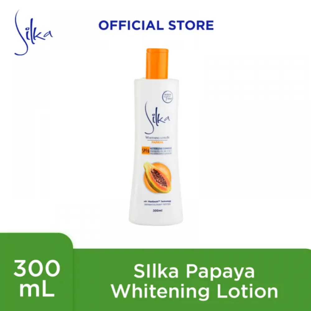 Silka Whitening Lotion Papaya with SPF6 300 ml