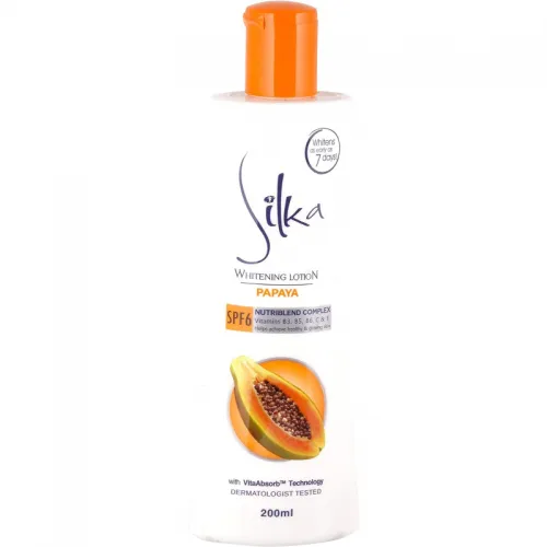 Silka Whitening Lotion Papaya with SPF6 200 ml