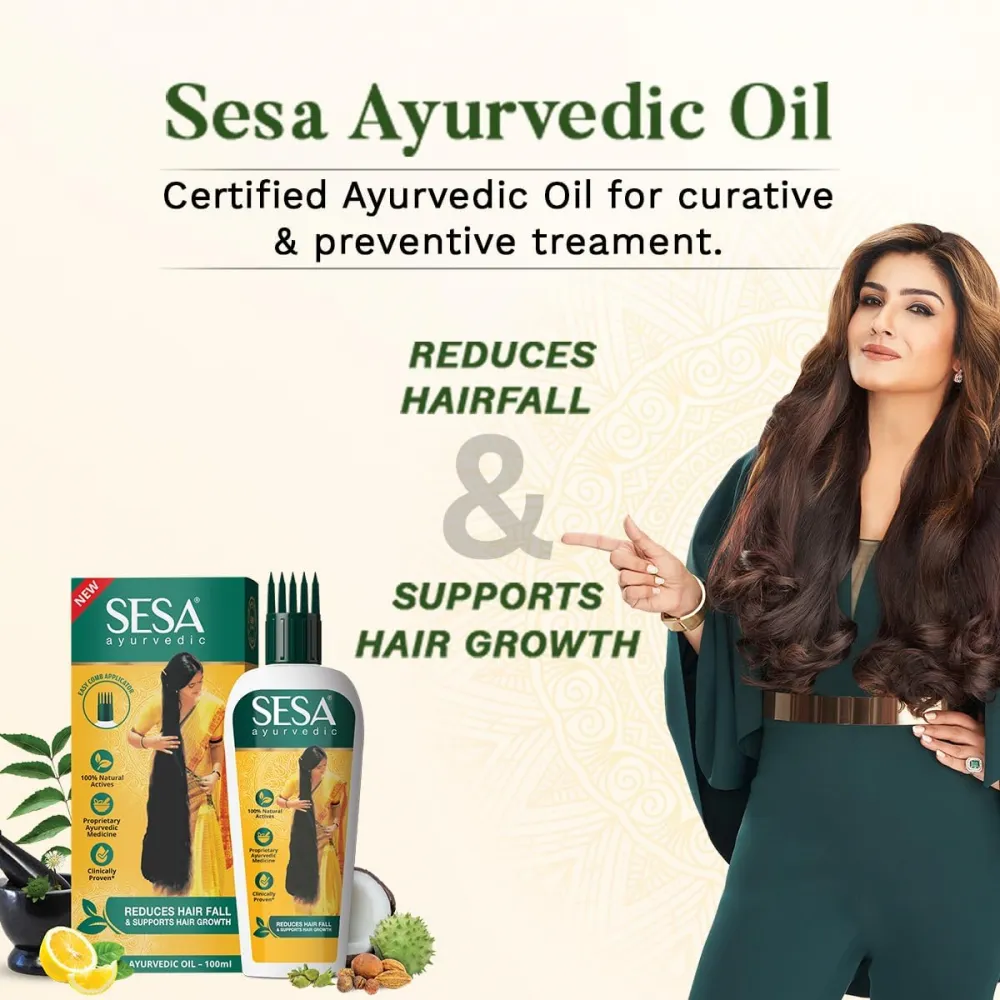 Sesa Ayurvedic Oil for Hair Loss and Growth 200ml