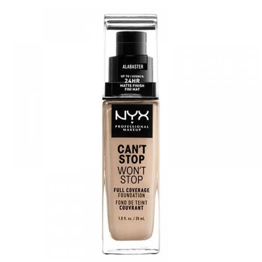 NYX Full Coverage Foundation CSWSF0   Alabaster 30 Ml