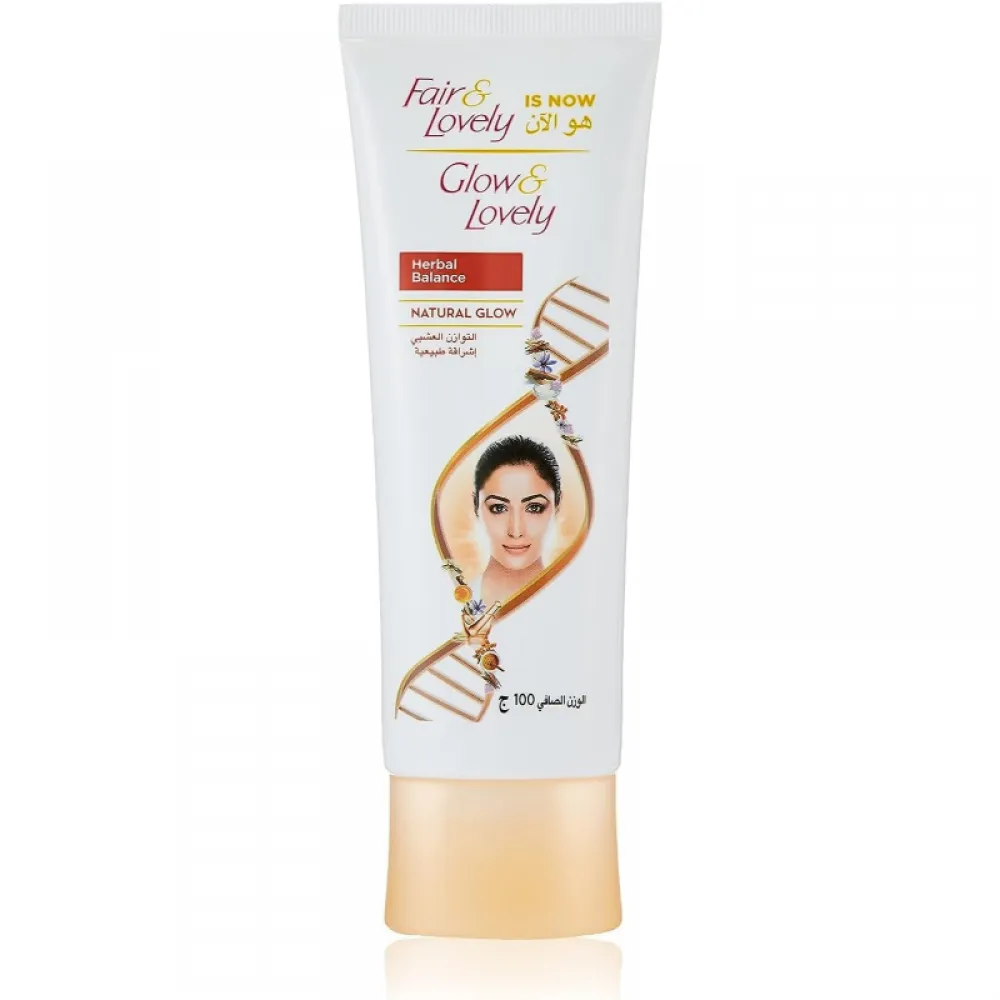 Glow & Lovely Cream Herbal Balance Natural Glow - 100 gm