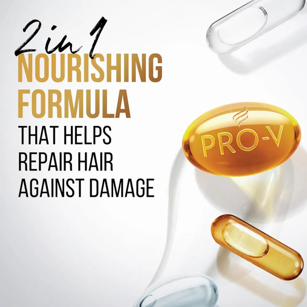 Pantene Pro-V Daily Care 2in1 Shampoo, Healthier Hair with Every Wash, 1L