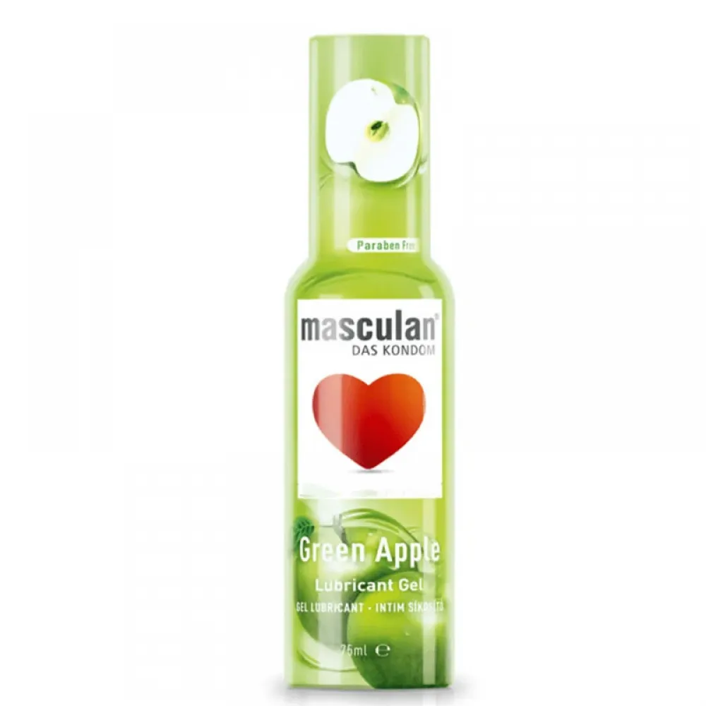 Masculan Lubricant Green Apple Flavor - 75 ml