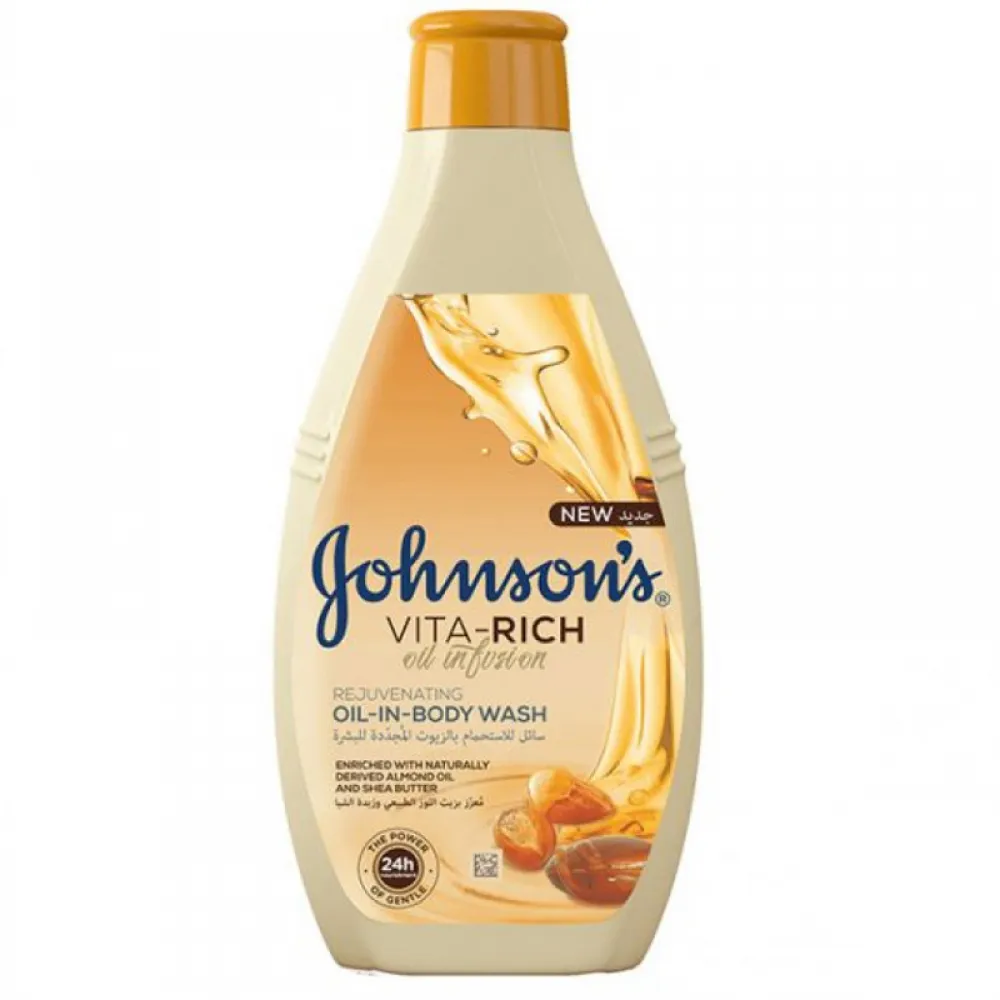 Johnsons Vita Rich Oil-in-Body Wash - 250ml