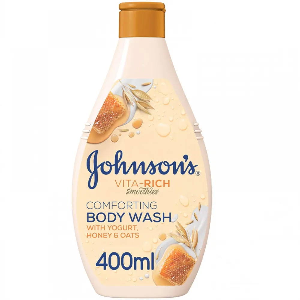 Johnson's Vita-Rich Bathing Gel with Milk, Honey and Oats - 250 ml