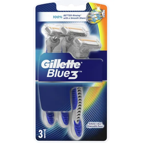 Gillette Blue 3 Comfort Men's Razor Blades - 3 Pieces