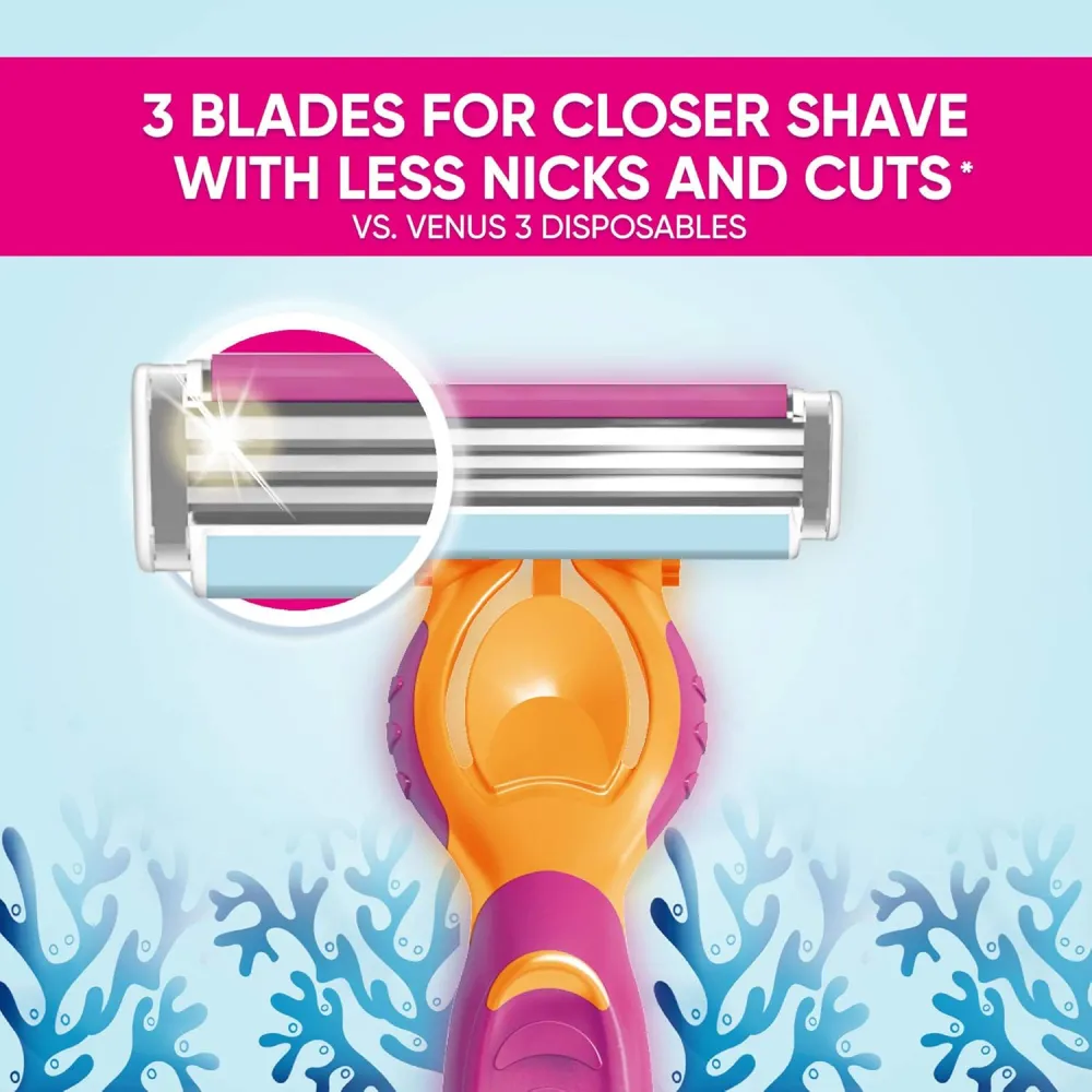 Gillette Simply Venus Women's Razor 3 Blades 9 Heads
