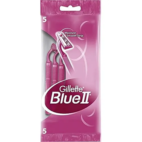 Gillette Blue 2 Plus Women's Disposable Razor Blades 5 Blades