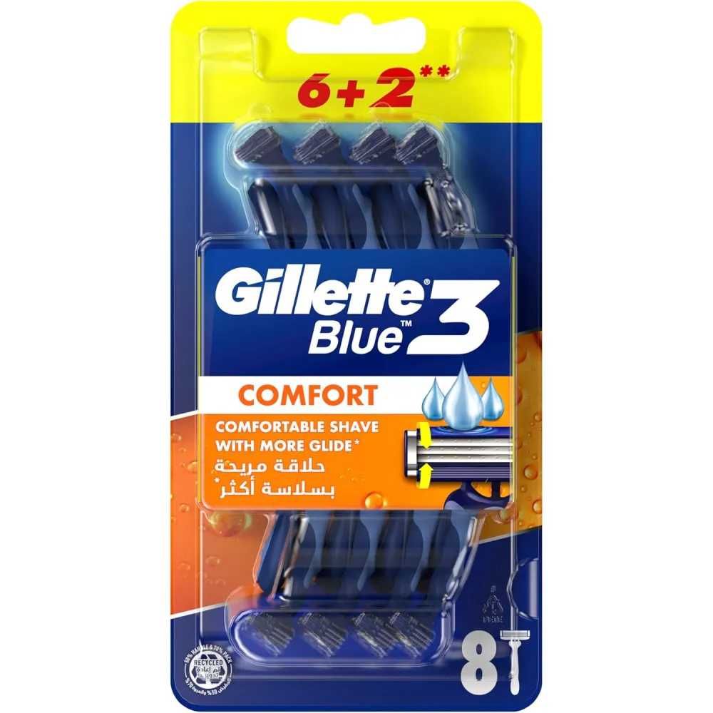 Gillette Blue3 Champion League Razor 6+2 pcs