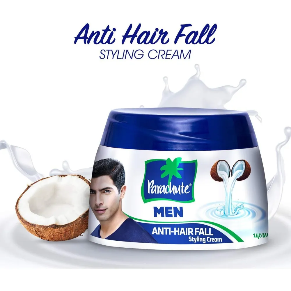 Parachute shampoo 340 ml + onion and coconut oil 300 ml + hair loss cream for men 140 ml anti-hair loss strengthens hair and reduces hair loss