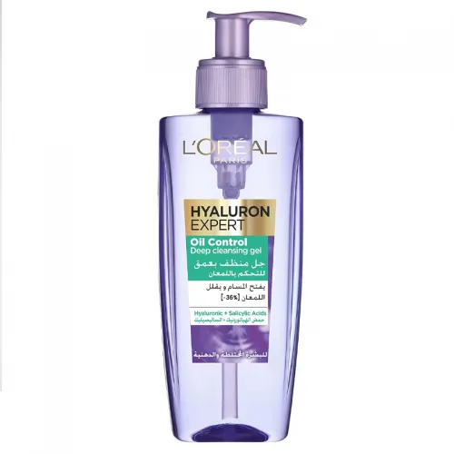 L’Oréal Paris Hyaluron Expert Oil Control Deep Cleansing Gel With Hyaluronic Acid - 200ml