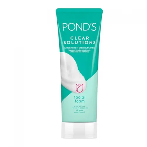 Pond's Clear Solution Antibacterial Foaming Face Wash - 100g