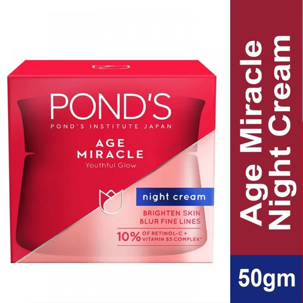 Pond's Age Miracle Night Cream - 50 gm