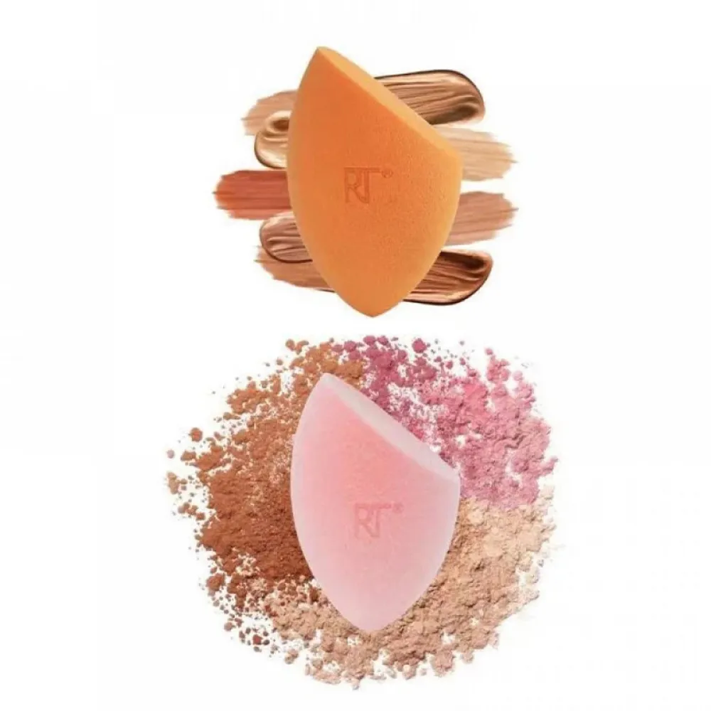Miracle Facial Sponge, colorful set from Real Techniques, 2 pieces