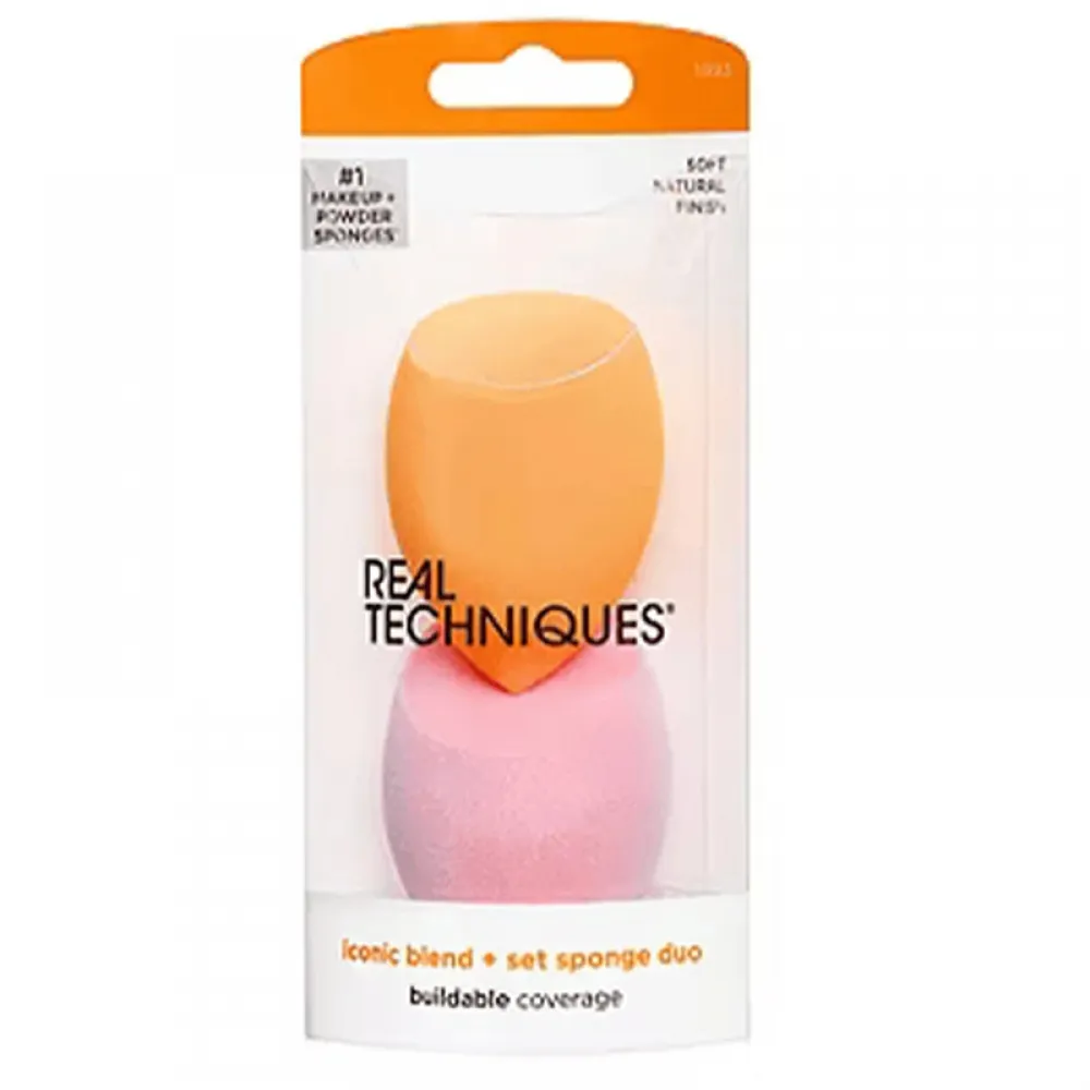 Miracle Facial Sponge, colorful set from Real Techniques, 2 pieces