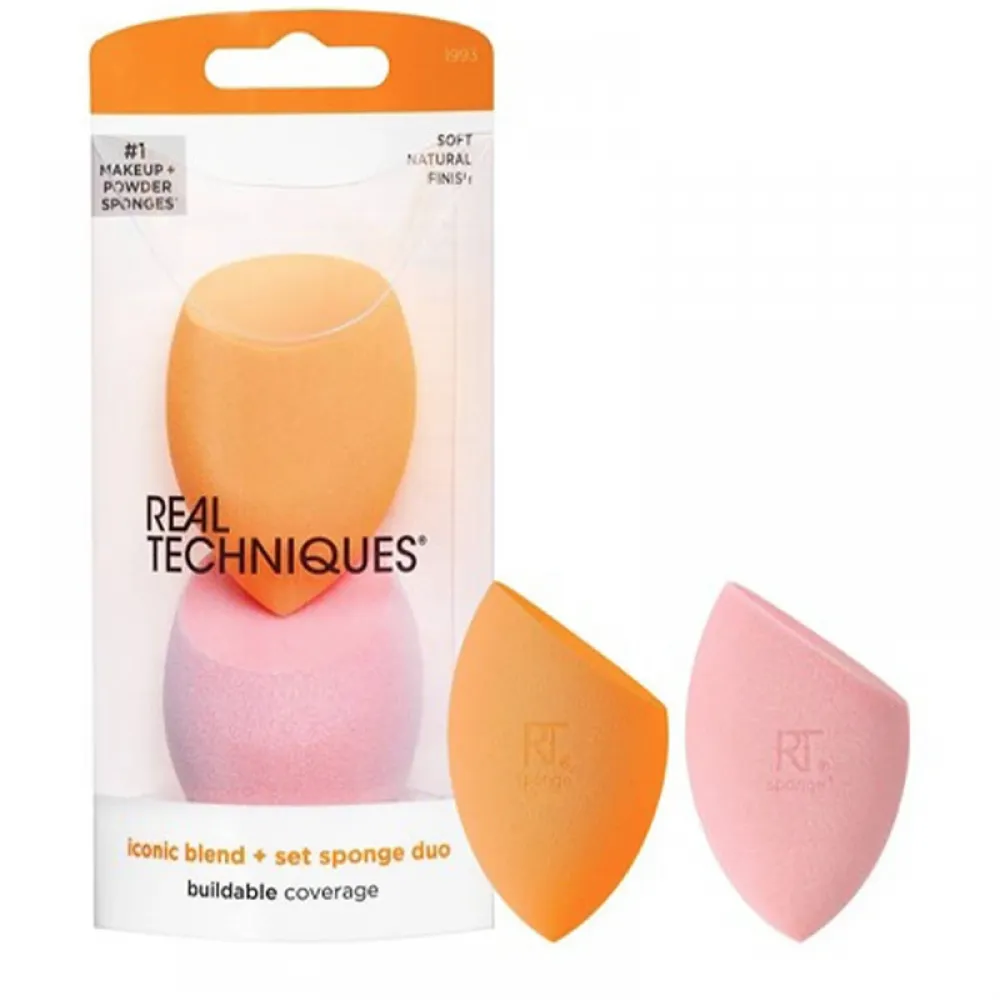 Miracle Facial Sponge, colorful set from Real Techniques, 2 pieces