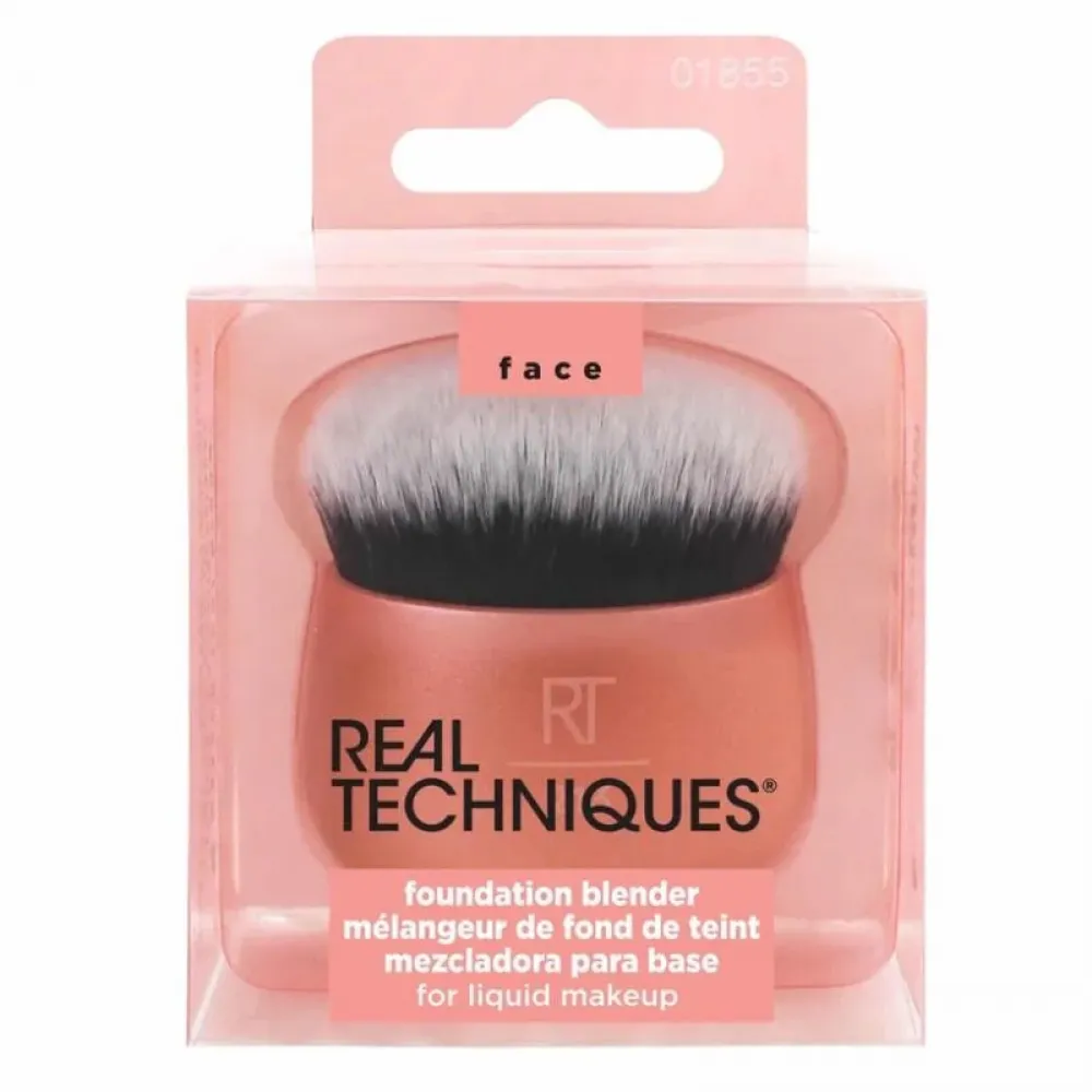 Real Techniques By Sam & Nic Foundation Blender Mini Face Brush -RT 213