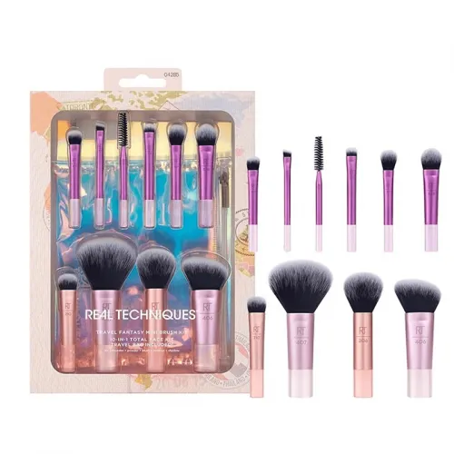 Real Techniques Travel Fantasy Mini Brush Set - 10 Piece
