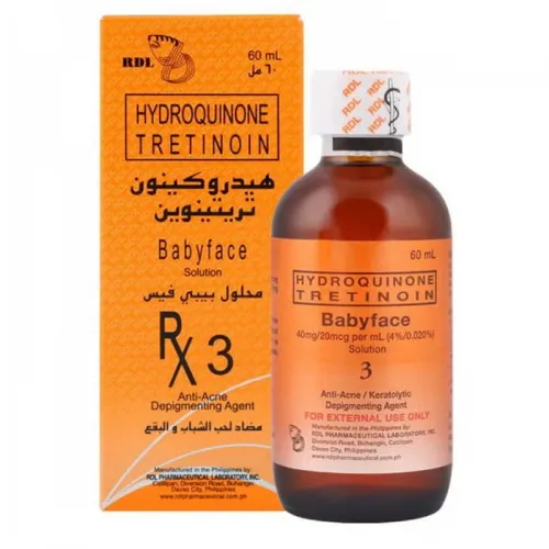 Baby Face Hydroquinone Tretinoin Solution 60ml