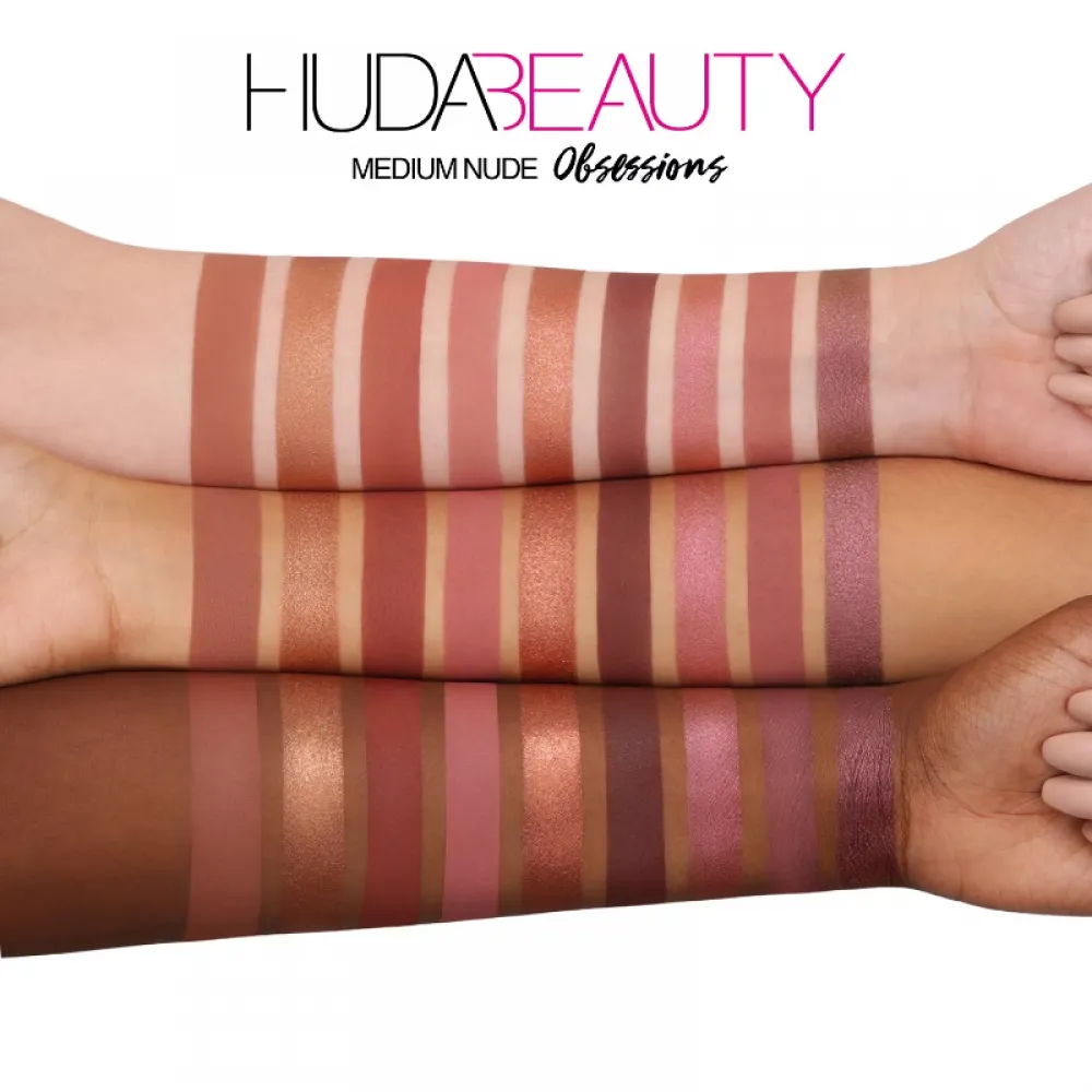 Medium Nude Obsessions Eyeshadow Palette by Huda Beauty