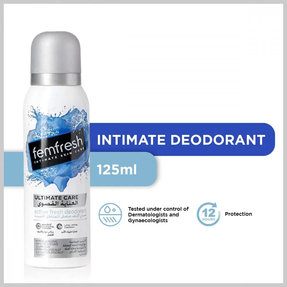 Femfresh Active Fresh Deodorant Ultimate Care 125 ml